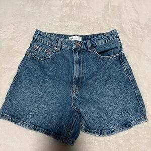 Zara Classic Blue Jean Shorts